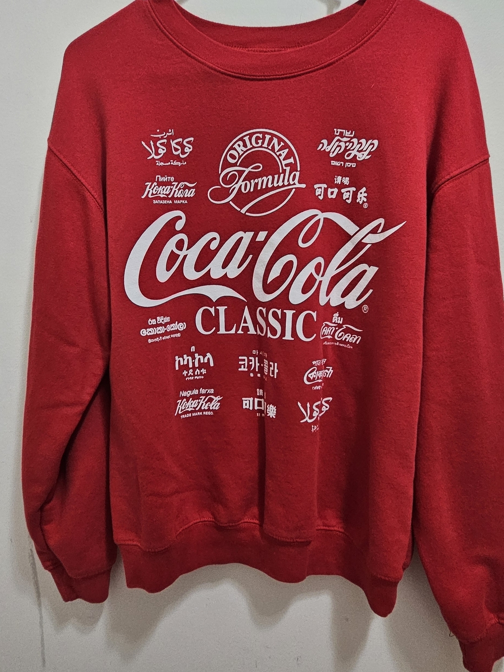 Coca-Cola Red and White Classic Logo Tee